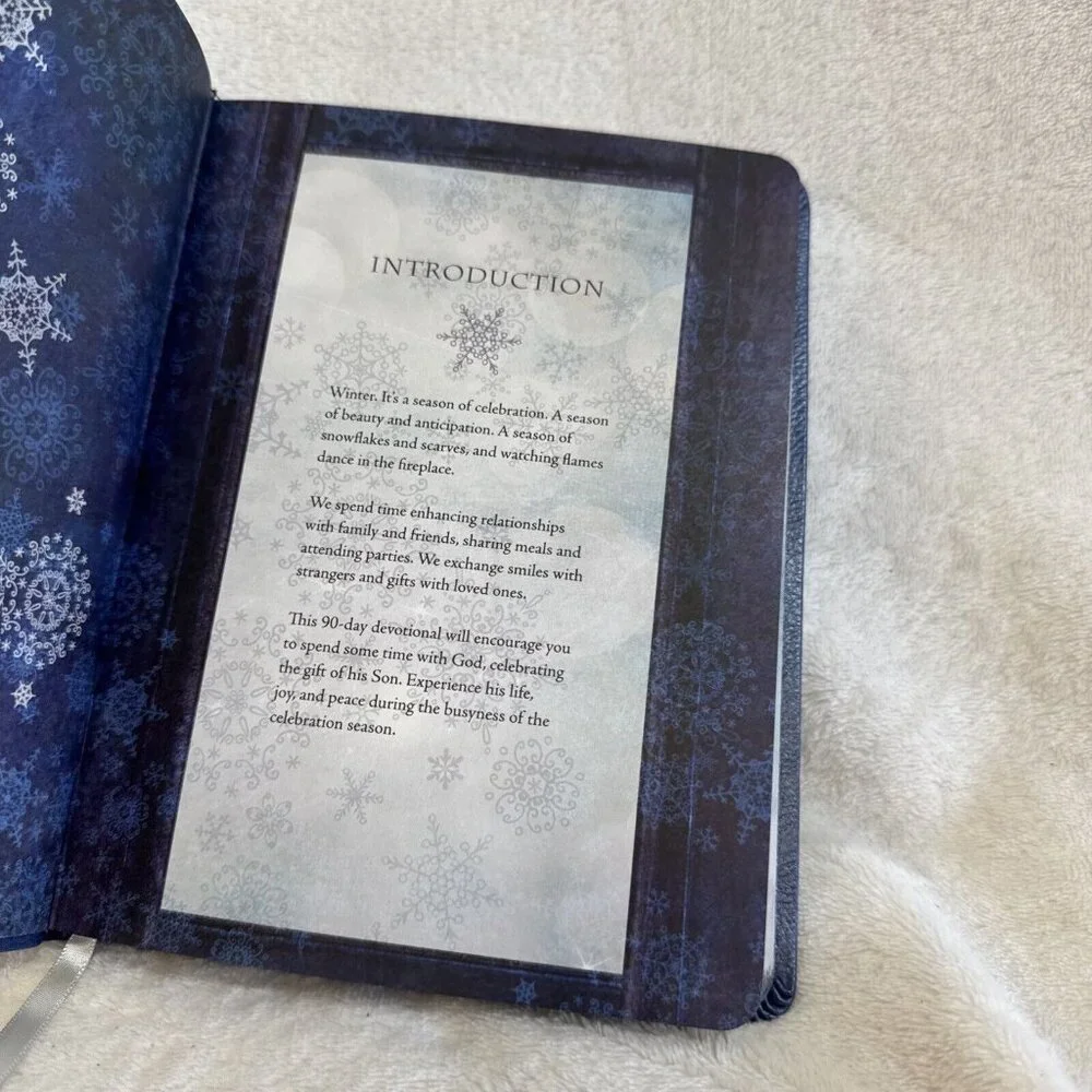 Devotional Winter Journal 90 Day Reflective Christian Psalm‎ Book Broadstreet